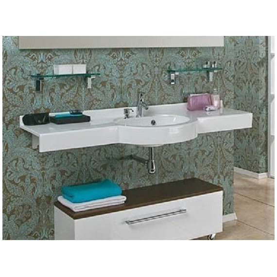 Раковина Акватон Отель 150 см 1A70133NOT010 - фото 2