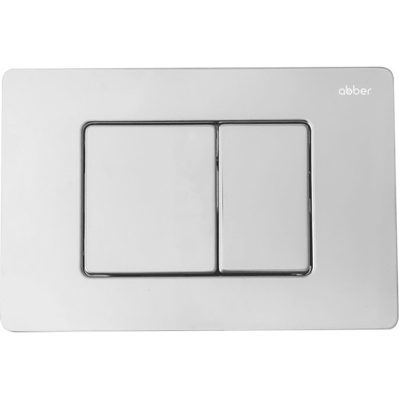 Кнопка смыва Abber AC0120, хром глянцевый - фото 