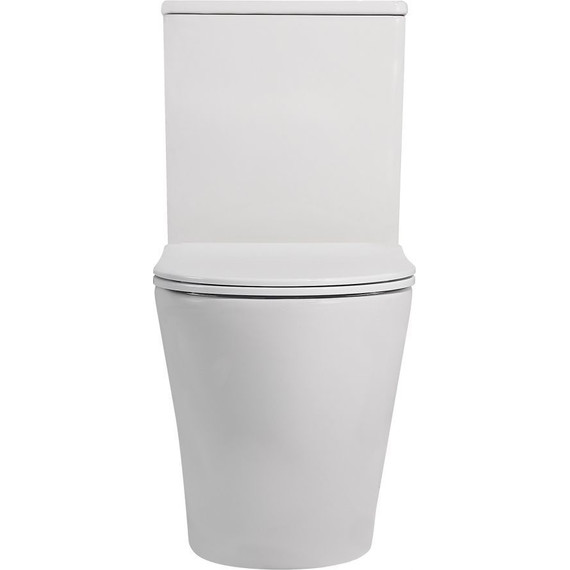 Унитаз-компакт безободковый Abber Bequem AC1110 с крышкой микролифт - фото 3