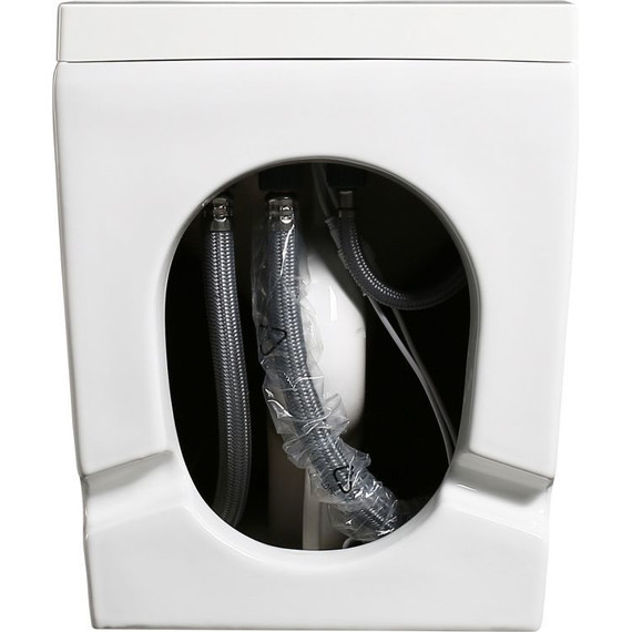 Унитаз приставной безободковый импульсный Abber Rechteck AC1212P с крышкой микролифт (выпуск вертикальный) - фото 11