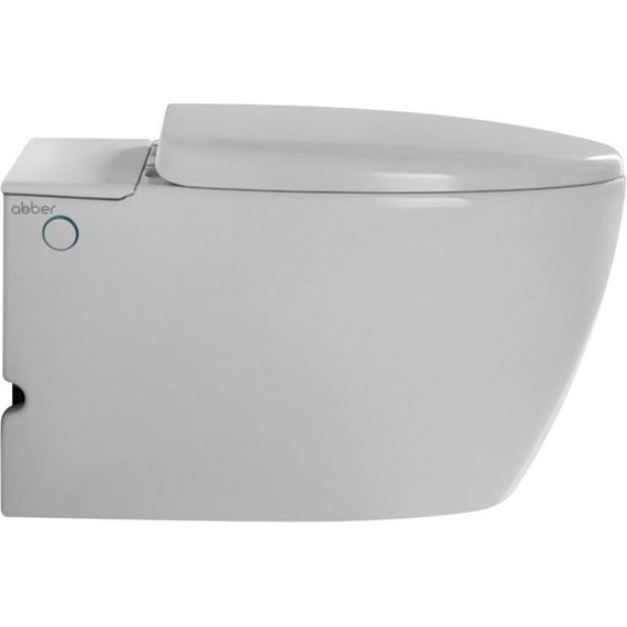 Унитаз подвесной безободковый импульсный Abber Bequem AC1107P с крышкой микролифт - фото 7