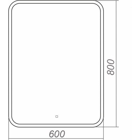 Зеркало Azario Esterna Raggio 60 см CS00079361 - фото 4