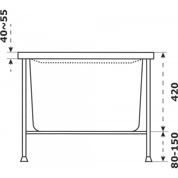 Ванна акриловая Azario Бали 180x80 см БАВ0105, Размер - мм: 1800х800 - фото 7