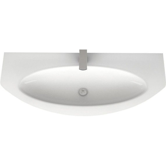 Тумба подвесная с раковиной Cezares Eden 120 см 54418, Frassino bianco - фото 4