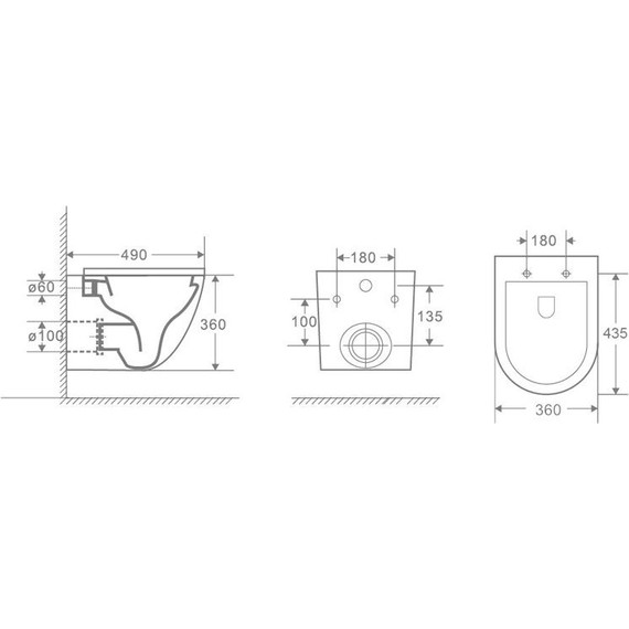 Инсталляция Alcaplast AM101/1120-4:1 RU с подвесным безободковым унитазом Azario Gloria AZ-2003 (кнопка хром глянец) - фото 15