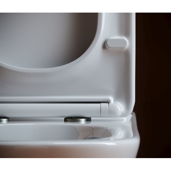 Унитаз-компакт Ceramicanova Alfa Rimless CN9002 с тонкой крышкой микролифт - фото 7