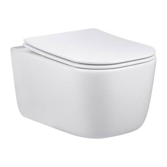 Унитаз подвесной безободковый Vincea Core VT1-28 с крышкой микролифт - фото 