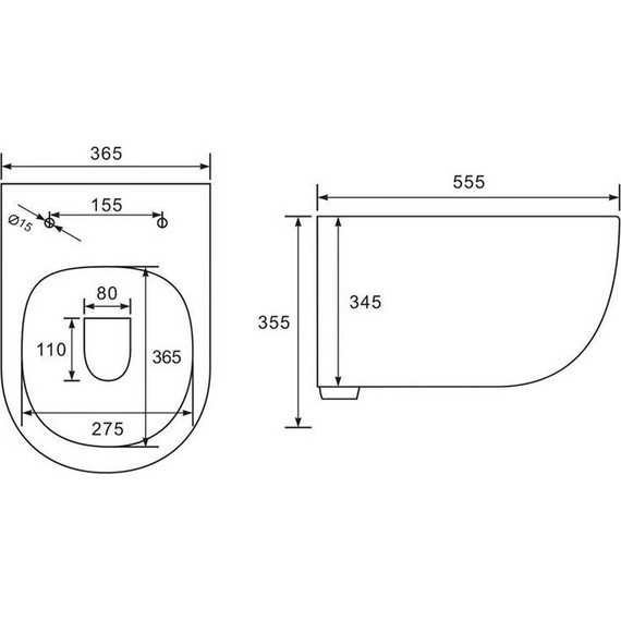 Унитаз подвесной безободковый Vincea Evo VT1-34 с крышкой микролифт, Цвет производителя: белый - фото 11