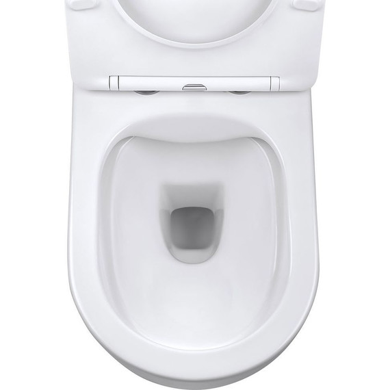 Унитаз подвесной безободковый Vincea Evo VT1-34 с крышкой микролифт, Цвет производителя: белый - фото 7