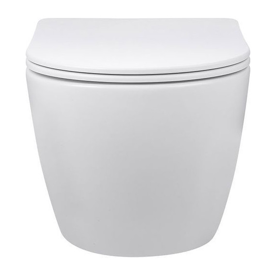 Унитаз подвесной безободковый Vincea Globo VT1-14S с крышкой микролифт, Цвет производителя: белый - фото 3