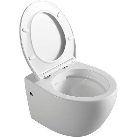 Унитаз подвесной безободковый Vincea Intero VT1-21 с крышкой микролифт - фото 3