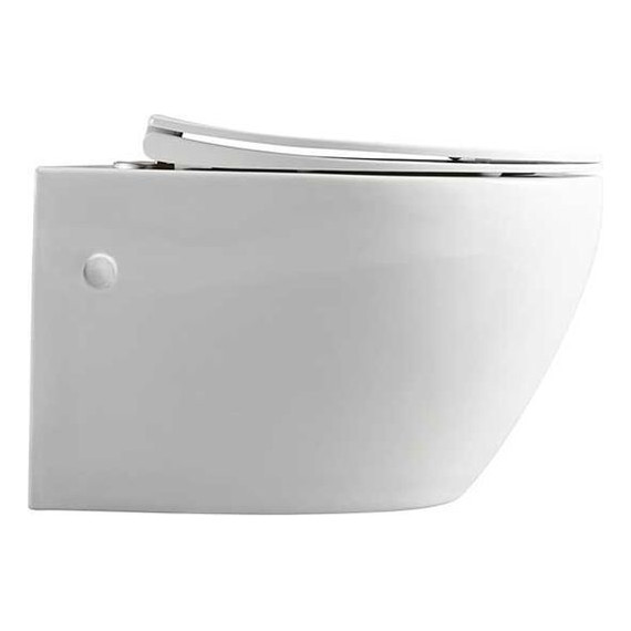 Унитаз подвесной безободковый Vincea Intero VT1-21 с крышкой микролифт - фото 4