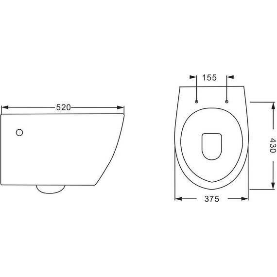 Унитаз подвесной безободковый Vincea Intero VT1-21 с крышкой микролифт - фото 6