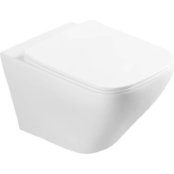 Унитаз подвесной безободковый Vincea Neo VT1-22 с крышкой микролифт - фото 