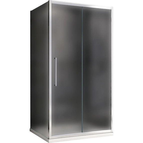 Душевое ограждение Abber Schwarzer Diamant 160x80 см AG30160MH-S80M, хром/матовое - фото 