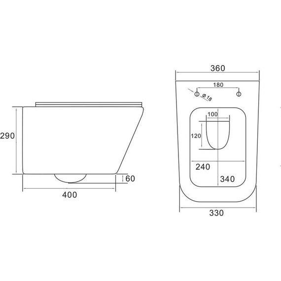 Унитаз подвесной безободковый Vincea Q-Line VT1-12MG с крышкой микролифт, серый матовый, Цвет производителя: серый - фото 8