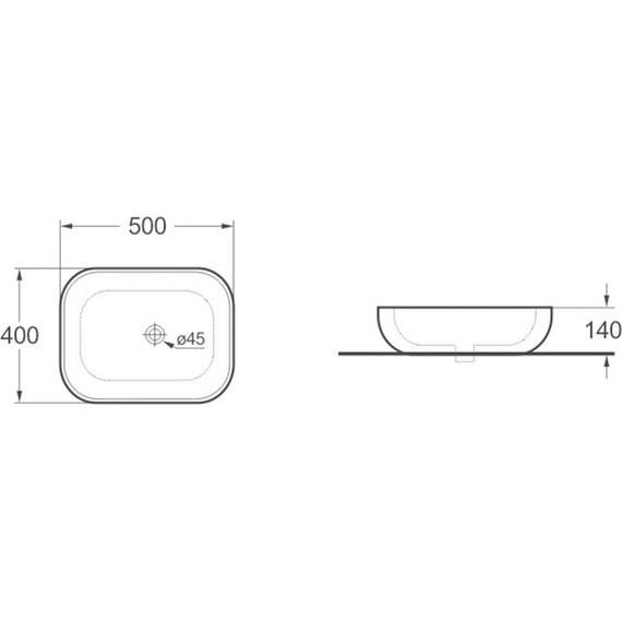 Раковина-чаша Vincea 50 см VBS-101 - фото 3