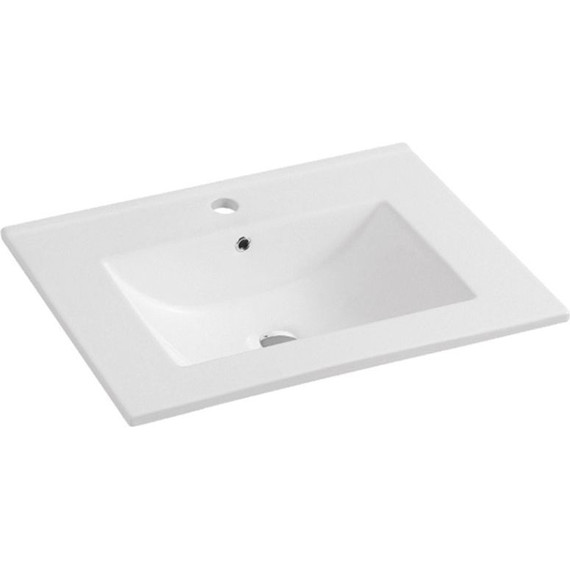 Тумба подвесная с раковиной Vincea Gio 60 см VMC-2G600TO, дуб табак - фото 6