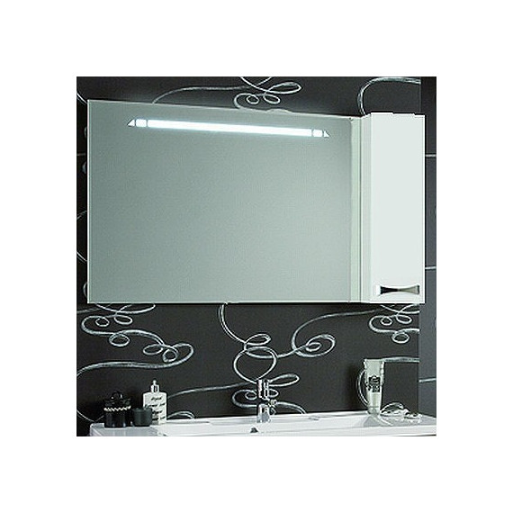 Зеркало шкаф Акватон Диор 100 см 1A167902DR01R - фото 5