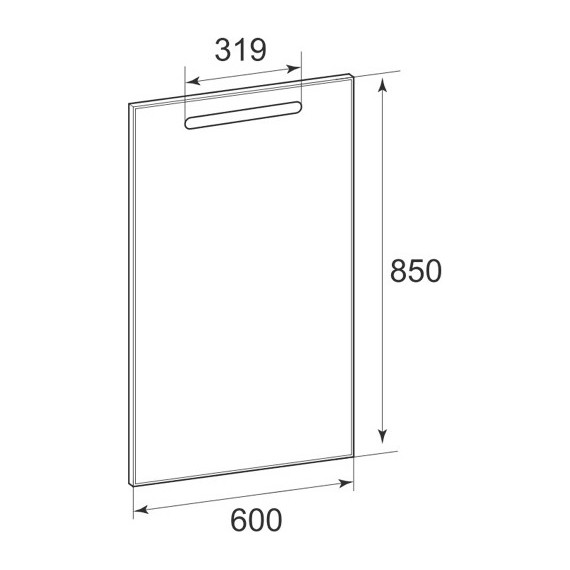 Зеркало с подсветкой ROCA THE GAP 60 см ZRU9302688 - фото 6