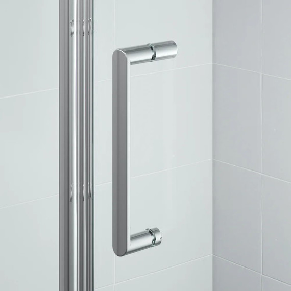 Душевое ограждение Ambassador Kingston 110x80 см 14011116, хром/прозрачное - фото 4