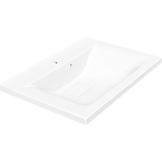 Тумба подвесная с раковиной Vincea Mia 65 см VMC-2MA650BT, бетон - фото 4