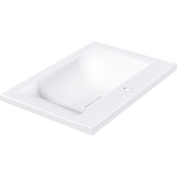 Тумба подвесная с раковиной Vincea Mia 65 см VMC-2MA650BT, бетон - фото 7