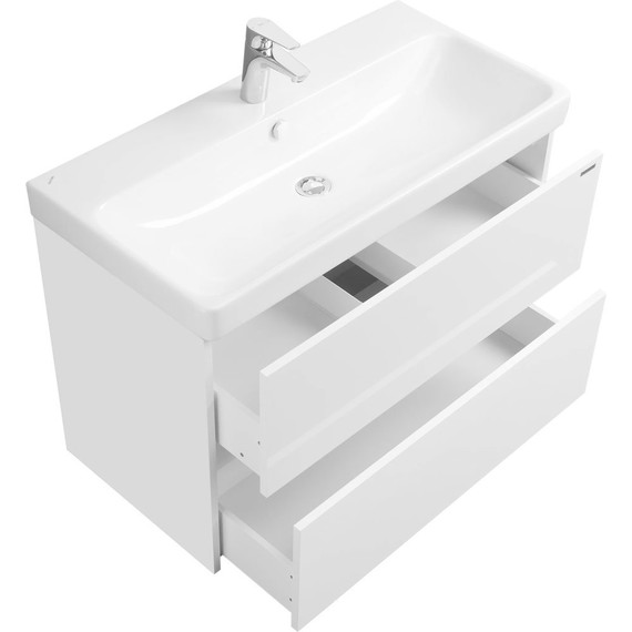 Тумба подвесная с раковиной Акватон Сканди 90 см 1A251901SD010 - фото 4