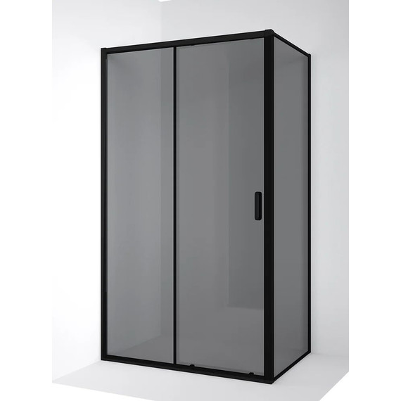 Душевое ограждение Ambassador Forsa 160x100 см 17022222ABB-100ABB, чёрный/тонированное - фото 