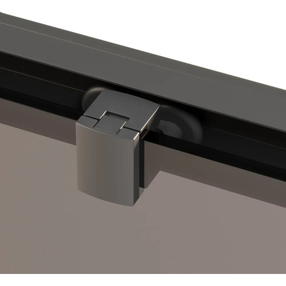 Душевое ограждение Ambassador Forsa 150x100 см 17022221ABB-100ABB, чёрный/тонированное - фото 5