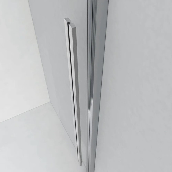 Душевое ограждение Ambassador Intense 160x80 см 110021105IX-80IX (стекло 8 мм) хром/прозрачное - фото 4