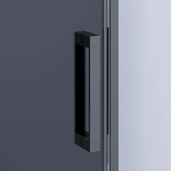 Душевое ограждение Ambassador Benefit 140x110 см 19022203HBB-110HBB (стекло 8 мм) чёрный/тонированное - фото 6