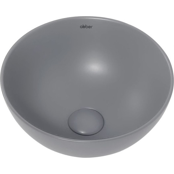 Раковина-чаша Abber Bequem 32 см AC2106MG, серый матовый - фото 