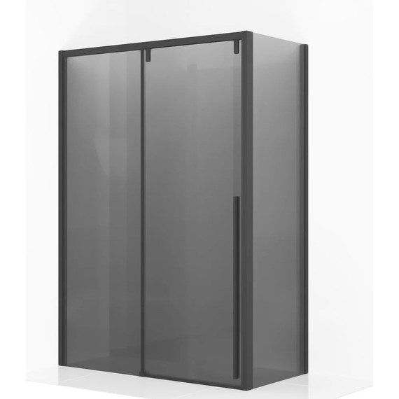 Душевое ограждение Ambassador Intense 160x80 см 110022205IBB-80IBB (стекло 8 мм) чёрный/тонированное - фото 