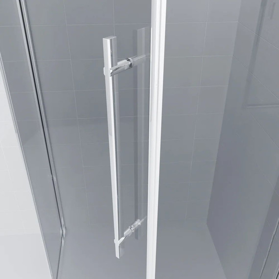 Душевое ограждение Ambassador Ritz 90x90 см 112011102 (стекло 8 мм) хром/прозрачное - фото 7