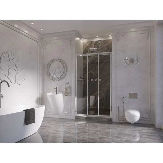 Душевая дверь Ambassador Forsa 100 см 17021101NX, хром/прозрачное - фото 3