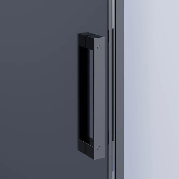 Душевая дверь Ambassador Benefit 130 см 19022202HBB (стекло 8 мм) чёрный/тонированное - фото 4