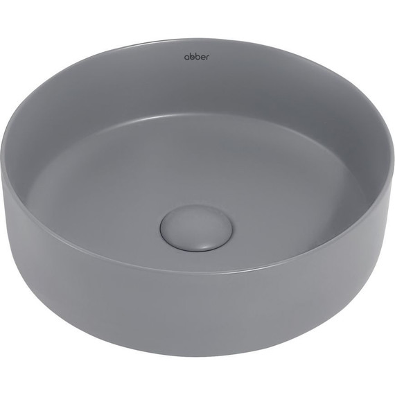Раковина-чаша Abber Bequem 36 см AC2108MG, серый матовый - фото 
