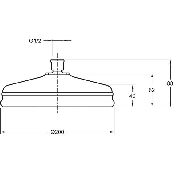 Верхний душ Jacob Delafon Katalyst 200x200 мм E13692-CP - фото 3