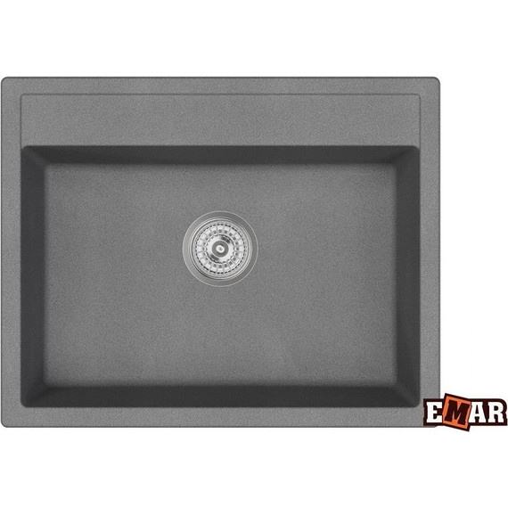 Кухонная мойка Emar EMQ-1640.Q, антрацит, Цвет производителя: антрацит - фото 