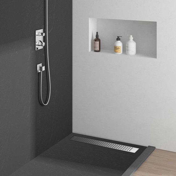 Трап Vincea Say Optima Piticare 80 см SAY.601.80.P.PITI, хром - фото 2