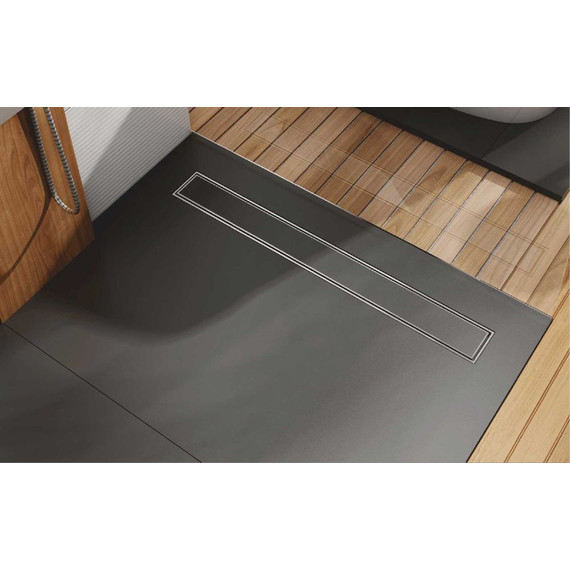 Трап Vincea Say Optima-S 60 см SAY.603.60.S.U (под плитку), Цвет производителя: хром, Размер трапа: 600 - фото 2