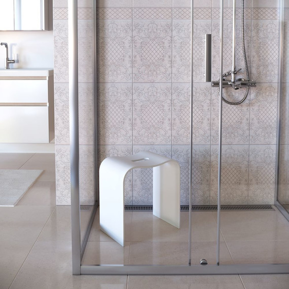 Стул для душевых кабин Taliente Sgabello TA-STOOL38-blanco, белый, Цвет производителя: белый - фото 2