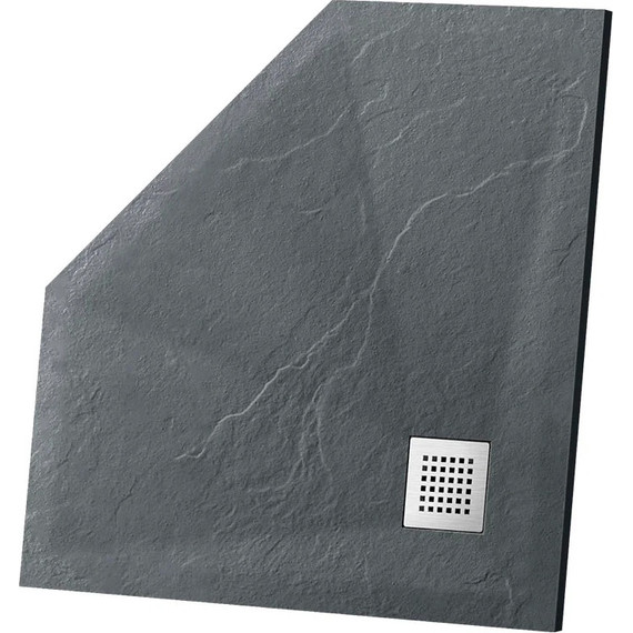 Поддон каменный Vincea 90х90 см VST-4SP9090A, антрацит - фото 3