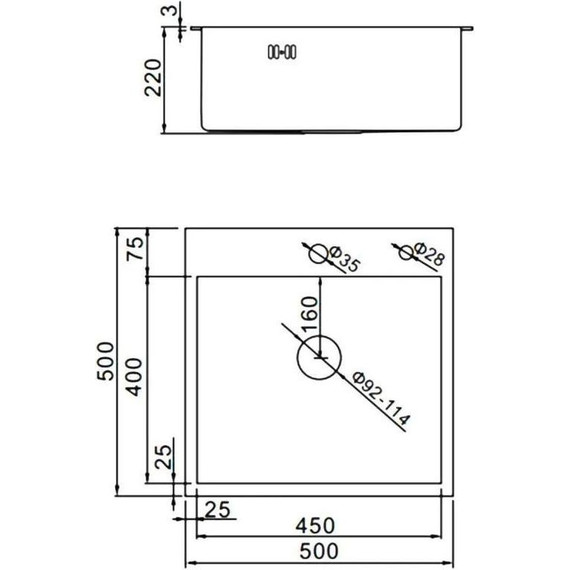 Кухонная мойка Gerhans K35050G 1 мм, золото, Цвет производителя: золото - фото 11