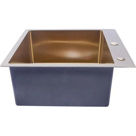 Кухонная мойка Gerhans K36050G 1 мм, золото, Цвет производителя: золото - фото 4