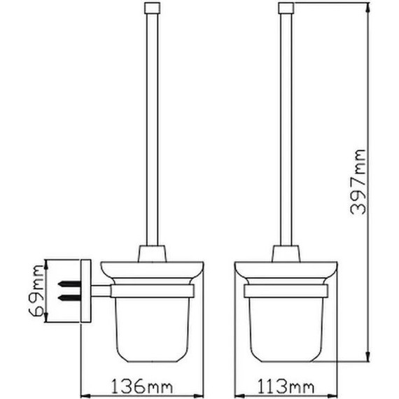Ёршик для унитаза Potato P2910 - фото 2
