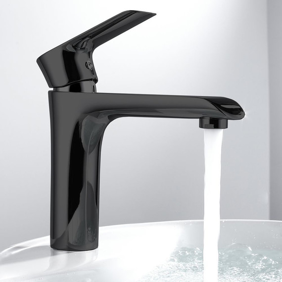 Смеситель для раковины Vincea Esse VBF-1E1MB, черный матовый - фото 3