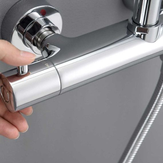 Душевая стойка с термостатом Vincea Esse VSFS-1E0TCH - фото 3