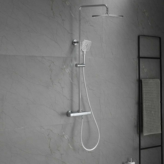 Душевая стойка с термостатом Vincea Next VSFS-1N0TCH - фото 2